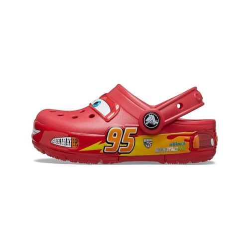 (Authentic) Children's Racing Style LED Flashing Clogs | Lightning McQueen Clogs (Kids/Big Kids)