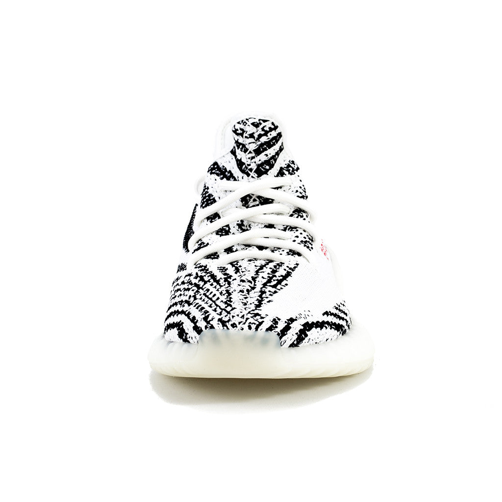 Branded Sneakers 𝓨𝓮𝓮𝔃𝔂 𝕭𝖔𝖔𝖘𝖙 𝟯.𝟱𝟬 'Zebra' (White/Core Black/Red)