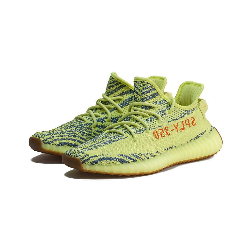 Branded Sneakers 𝓨𝓮𝓮𝔃𝔂 𝕭𝖔𝖔𝖘𝖙 𝟯.𝟱𝟬 (Semi Frozen Yellow/Raw Steel/Red)